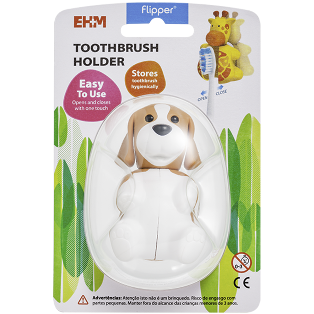 Flipper Suporte de Escova Cachorrinho